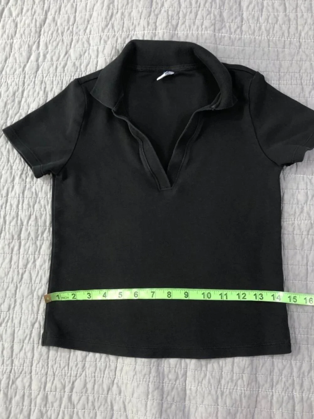 4/$15 Old Navy Polo Shirt Girl Small Black Classic Preppy School Casual